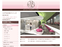 Tablet Screenshot of mizuho-wcl.com